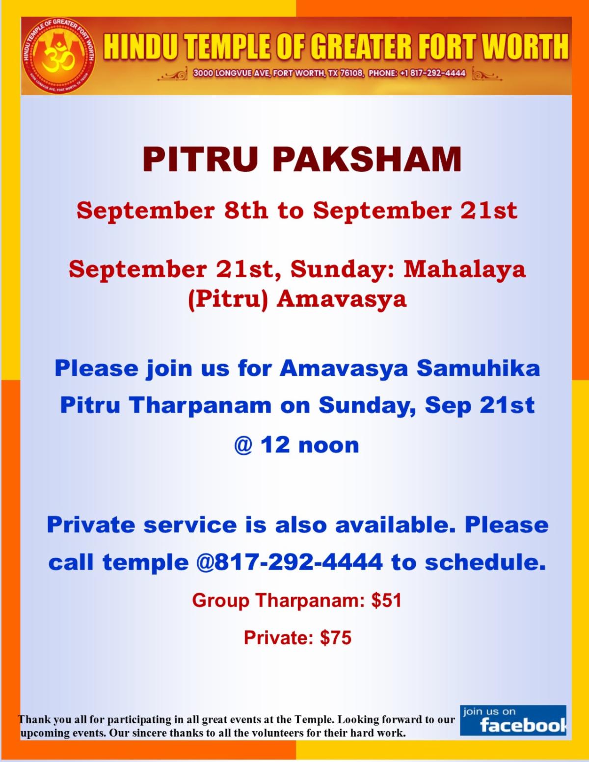Pithru Paksham