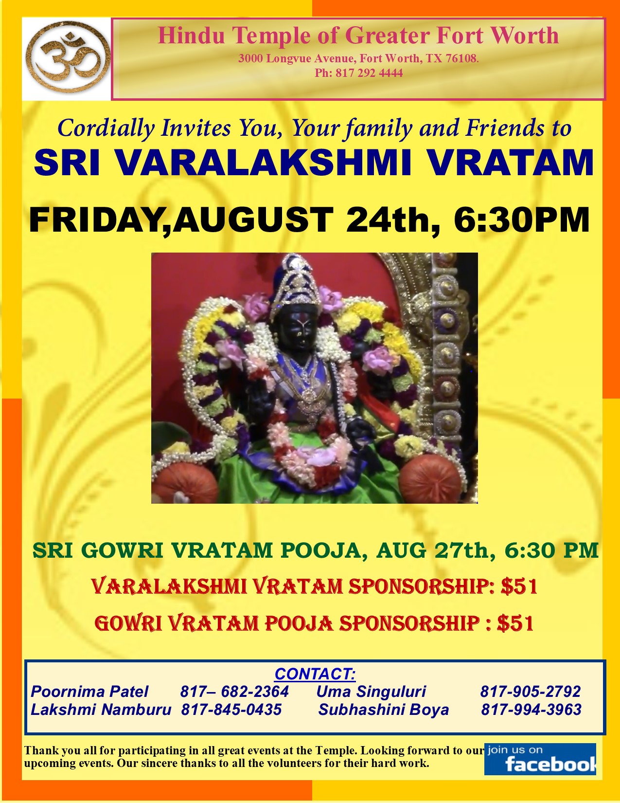 Sri Varalakshmi Vratam